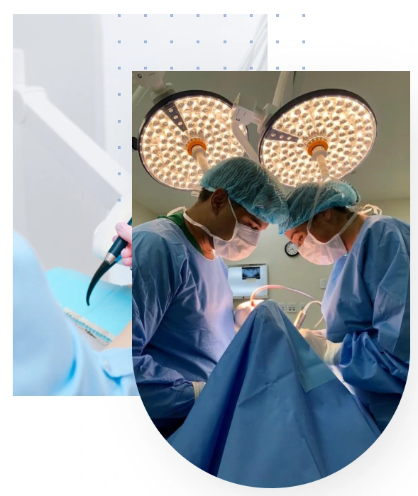 Equipe RJ Faces em cirurgia